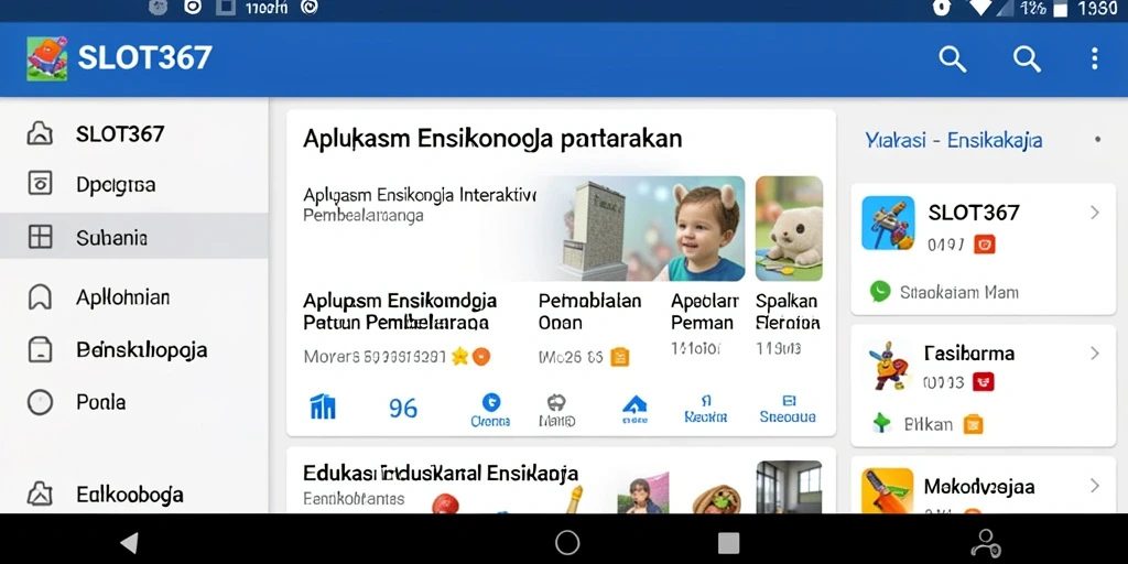 Antarmuka SLOT367 yang ramah pengguna dan informatif.